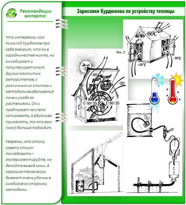 Теплица по Курдюмову